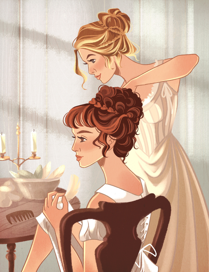 Иллюстрация по фильму "Гордость и предубеждение"