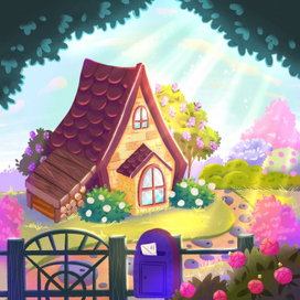 Весенний домик