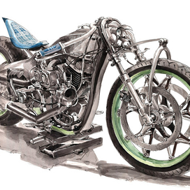 мотоцикл базе HD Sportster 