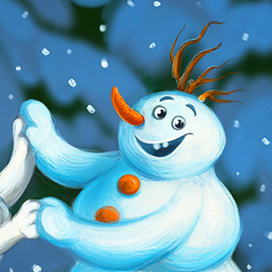 Снеговичок и Дружок