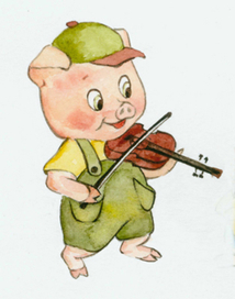 Иллюстрация к сказке «Три поросёнка»