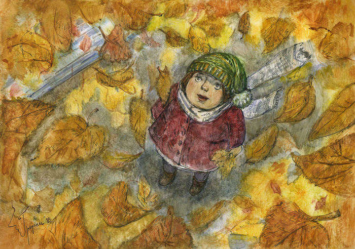 Девочка и осень, 2010 год.