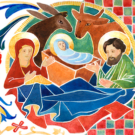 Рождественская открытка.3.