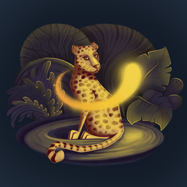 Леопард и комета