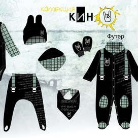 Коллекция детской одежды для бренда ЭСКИМО