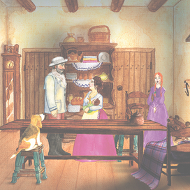 Иллюстрация к детской интерактивной книге