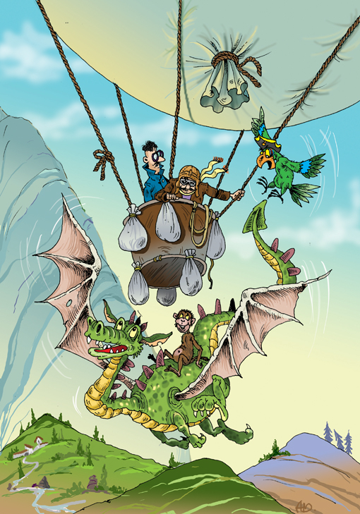 Задник для обложки "Заповедника сказок"