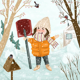 Опять снег!