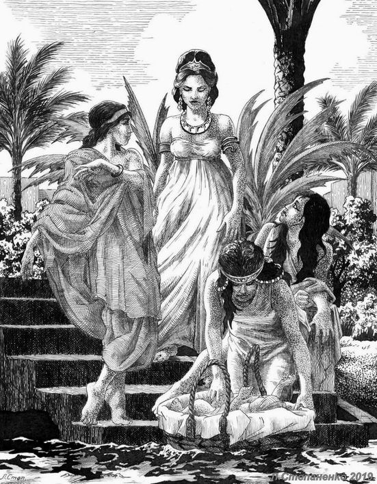 Спасение младенца Моисея