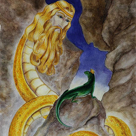 Великий Полоз и Медной горы Хозяйка