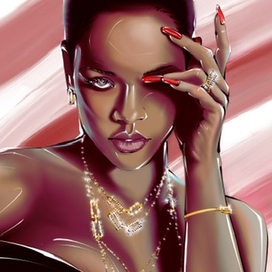 Портретная Fashion иллючтрация