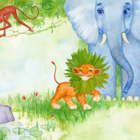  Я хр-р-рабрый,как папа!