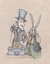 кролик и шляпник