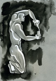 мужская азбука Р