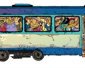 старый трамвай