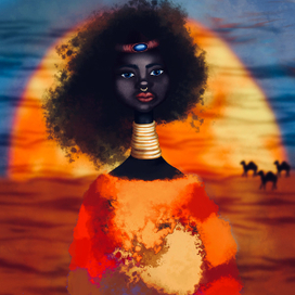 солнце палящих лучей