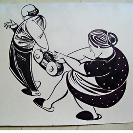 Иллюстрации к "Похороните меня за плинтусом" П. Санаева