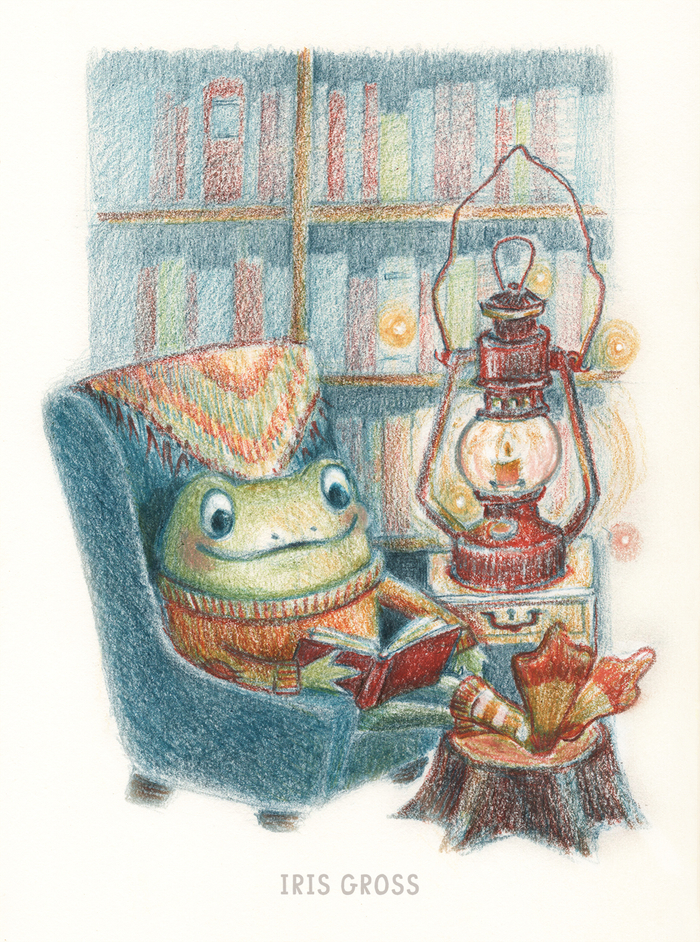 Открытка для читательского клуба