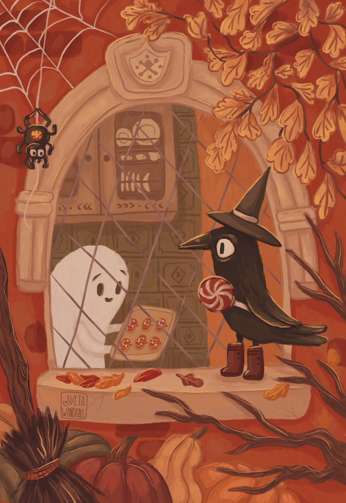 Ворон Вилли и привидение