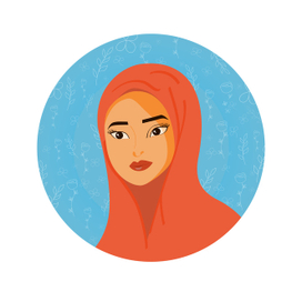 Девушка в хиджабе