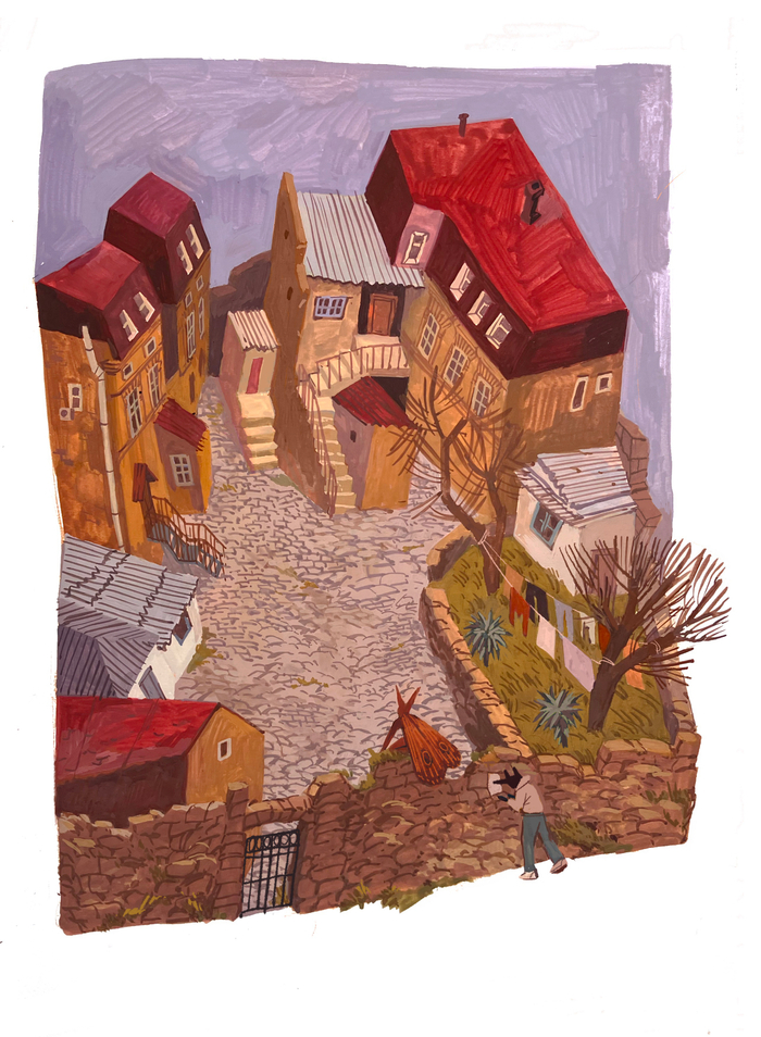 дворик в Феодосии