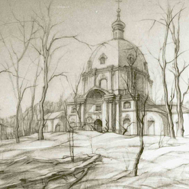 частичная реконструкция церкви села Репец