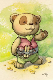 Мишка-исследователь