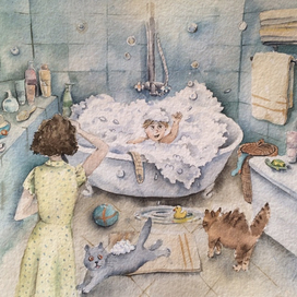 Вечернее дельфин-шоу