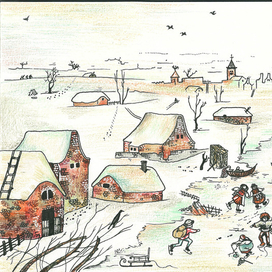 Рождественская открытка