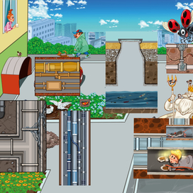 книжка с окошками