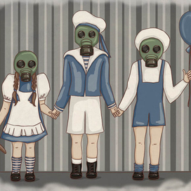 Защитите детей от табачного дыма. Слоники.