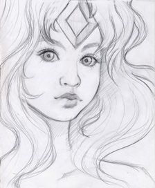 Набросок к огненной принцесе