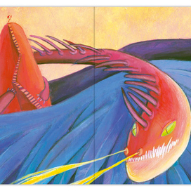 Иллюстрация к сказке Гофмана "Золотой горшок"