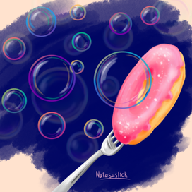 Пончик и пузыри