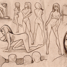 Комикс эскизы