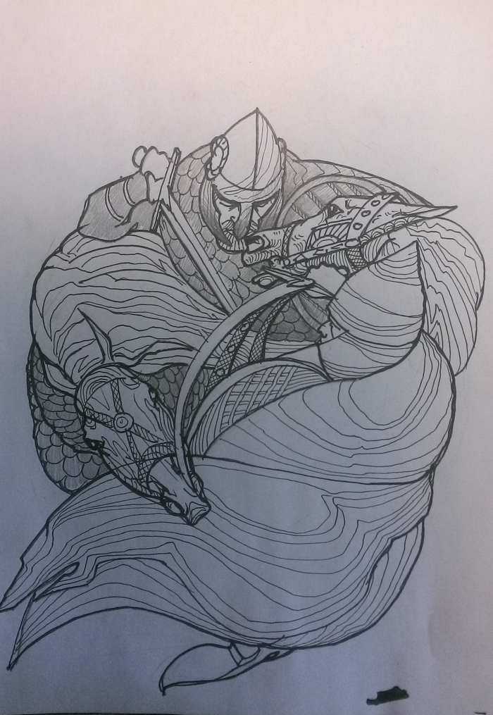 Золото скифов. Эскиз