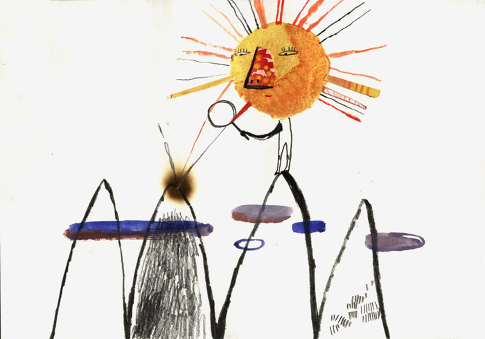 Солнце жжёт