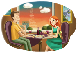 Романтический ужин и снова сыр)