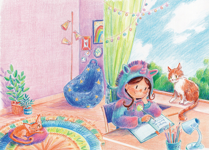 Обложка для книги детских рассказов