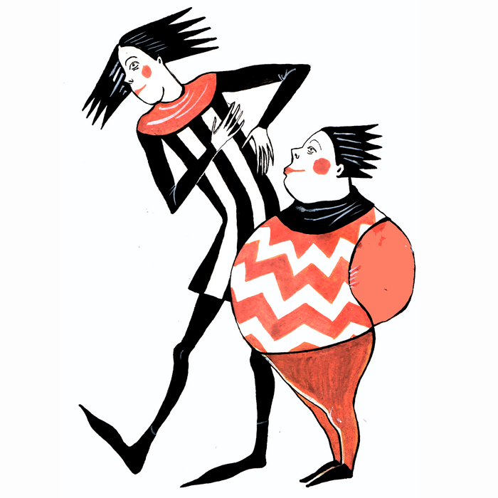 Иллюстрация к книге Алексея Дурново "Рыжий Рыцарь",персонажи.Братья Бонвиваны.Издательство Albus Corvus