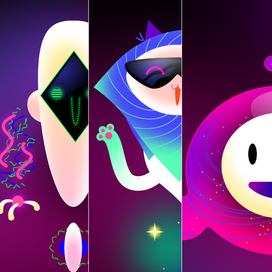 Заявка на конкурс с персонажем для онлайн-банкинга