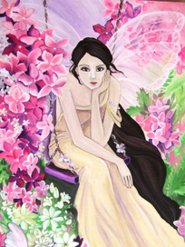 фея на качелях