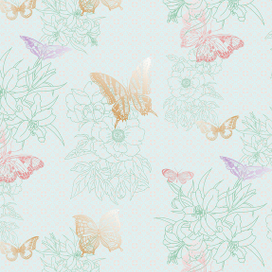 Эскиз обоев.