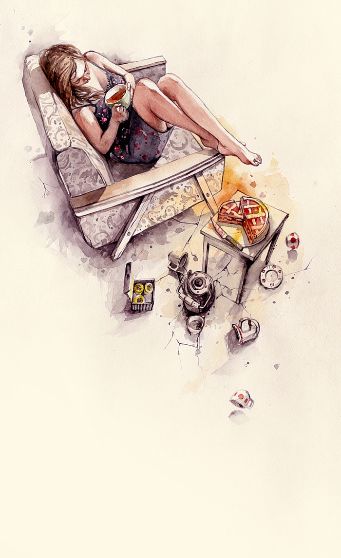 Любительница чая