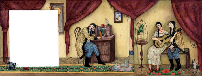 А я, сиротинушка, сижу и тоскую, не сплю...Ничего я не ем