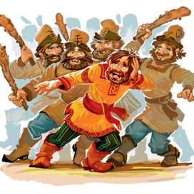 Скатерть, баранчик и сума