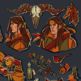 Концепт арт Самайна