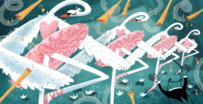 Пётр Ильич Чайковский "Танец маленьких лебедей"