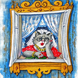 Кошка-старая дева