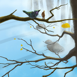 вниз по течению 